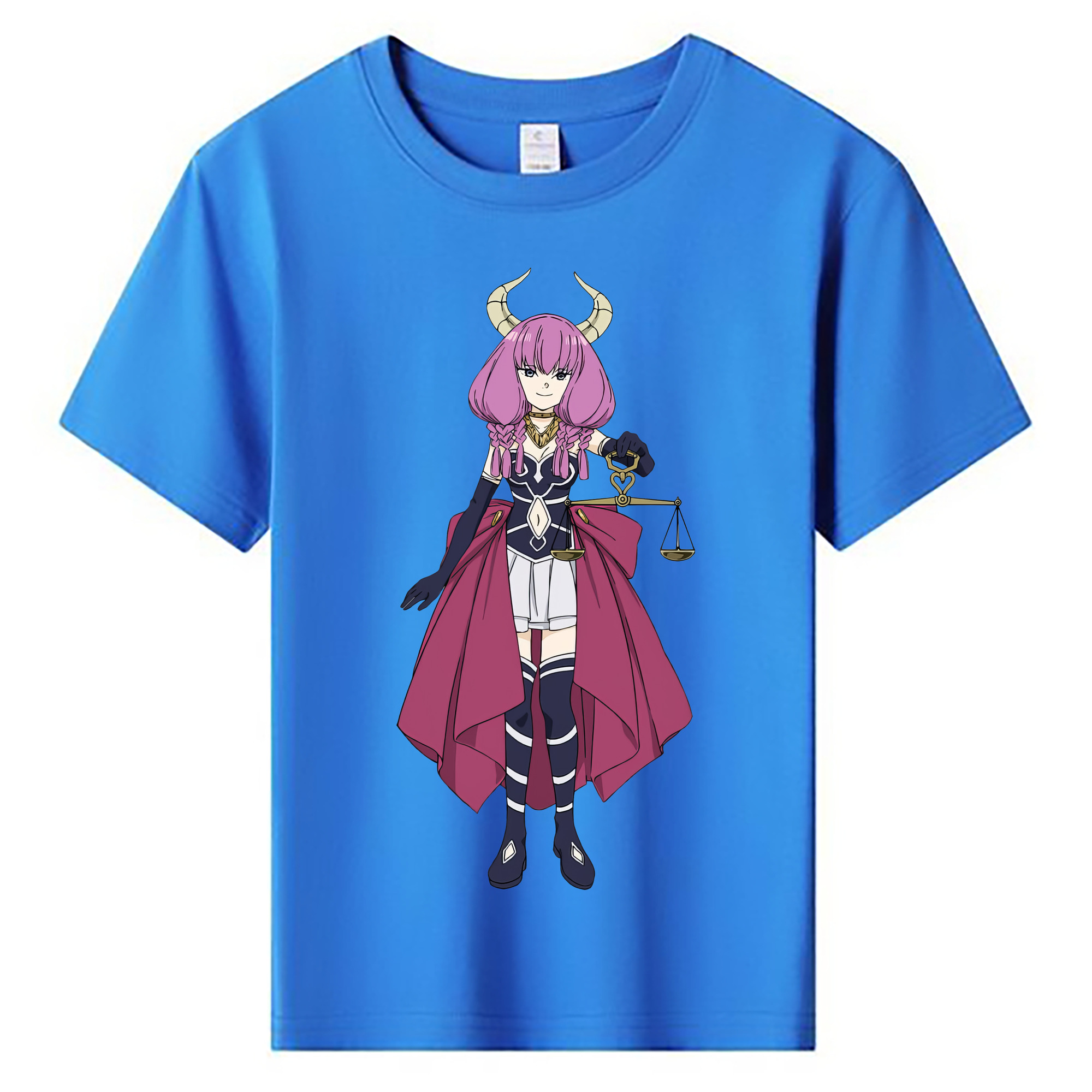（画像用） 葬送のフリーレン Frieren 綿100％キッズTシャツ（フロントプリント）